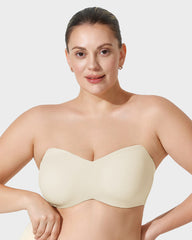 Full Support Non-Slip Convertible Bandeau Bra