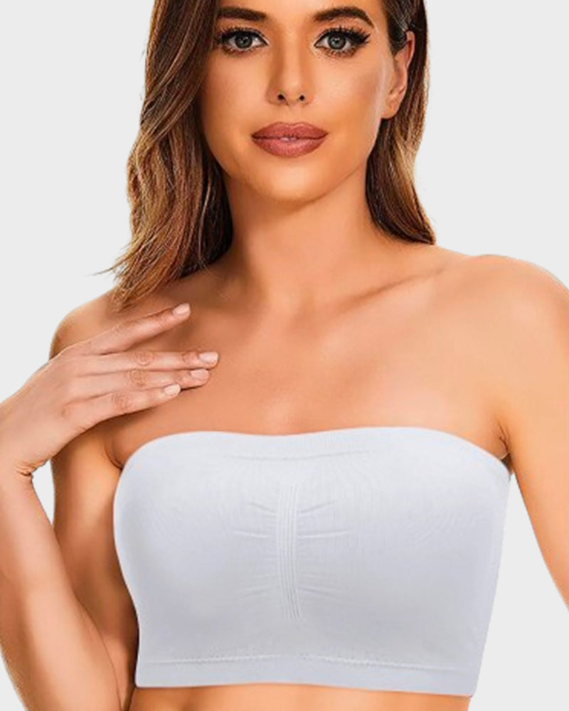 SheCurve® Strapless Seamless Bandeau Bra