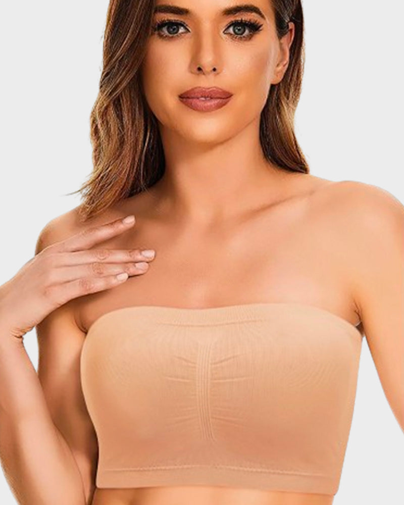 SheCurve® Strapless Seamless Bandeau Bra