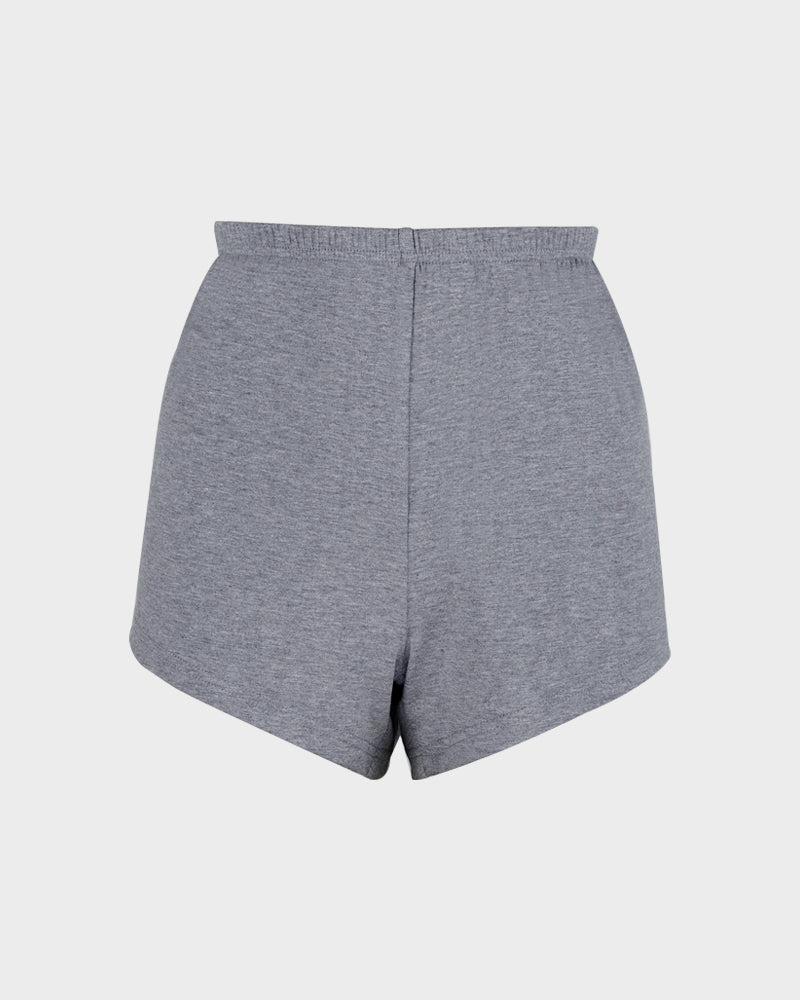 Modal Ribbed Cotton Lounge Shorts