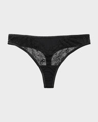 SheCurve®Low-Rise Lace Thong Panty