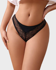 SheCurve®Low-Rise Lace Thong Panty