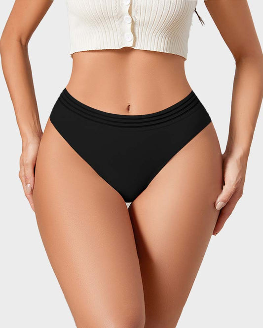 SheCurve®Comfy Cotton Low-Rise Thong Panty