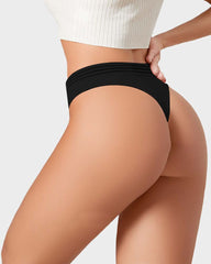 SheCurve®Comfy Cotton Low-Rise Thong Panty