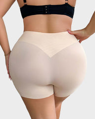 SheCurve®Seamless Mid-Rise Tummy Control Shaping Shorts