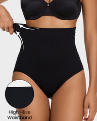 High Waist Tummy Control Brief Panty (2 Pack)