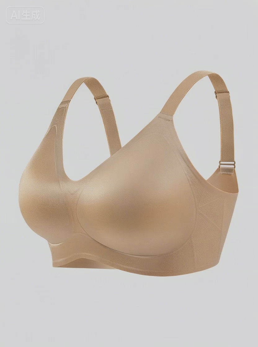 Luxury Satin Seamless Wireless Support Bra