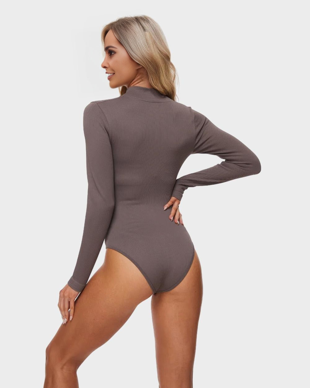 SheCurve® Snached Waist Front Zipper bodysuit