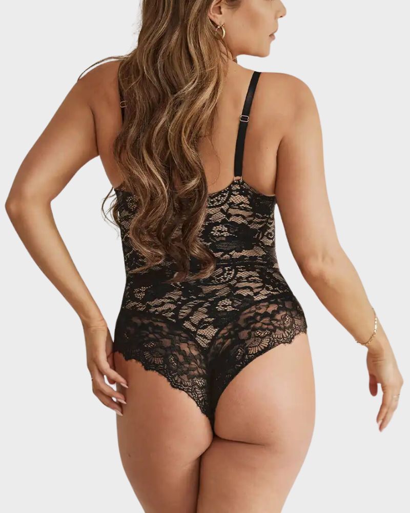 SheCurve® Lace Smooth Shapewear Bodysuit