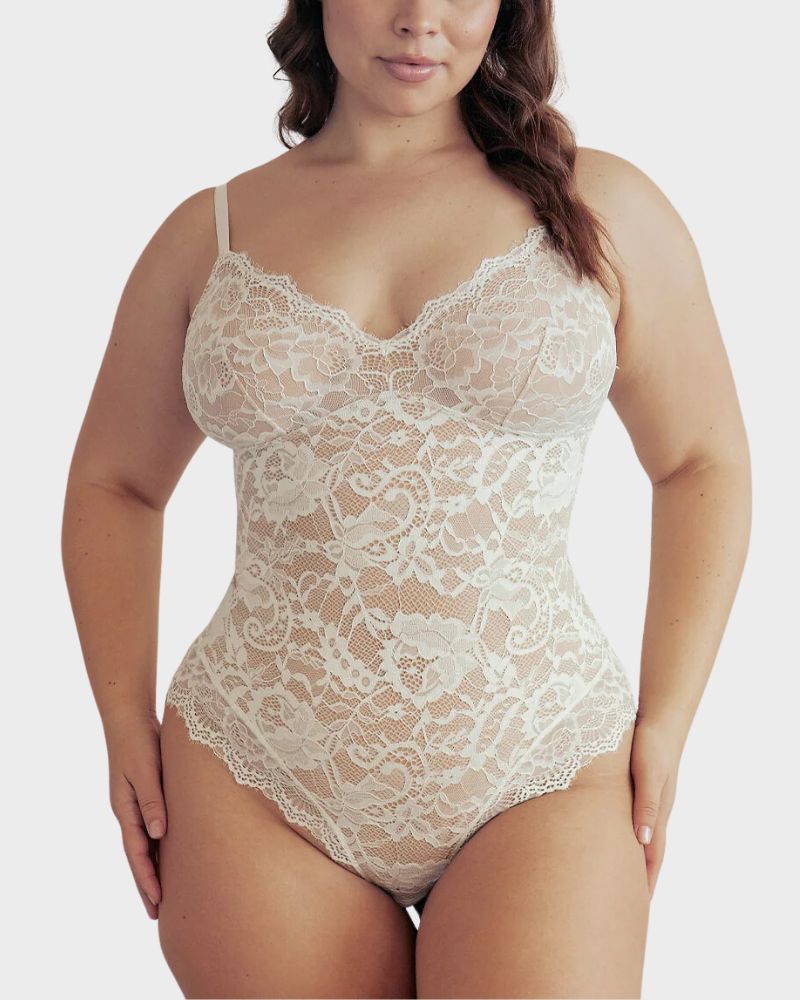 SheCurve® Lace Smooth Shapewear Bodysuit