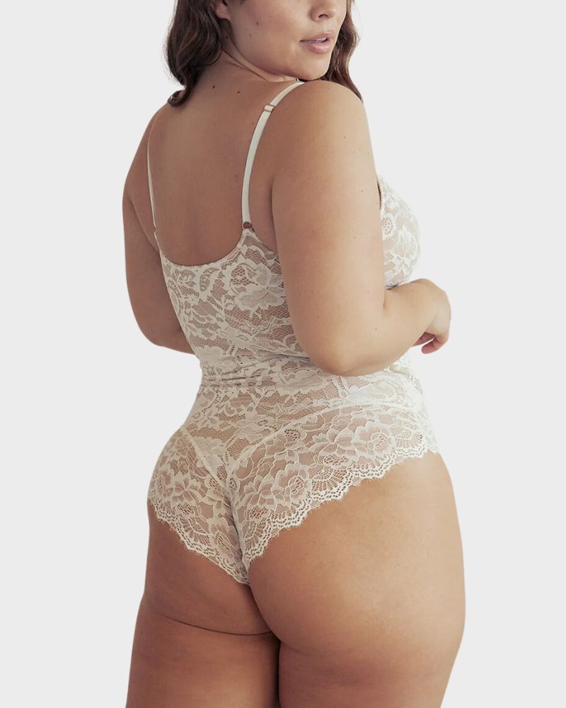 SheCurve® Lace Smooth Shapewear Bodysuit