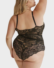 SheCurve® Lace Smooth Shapewear Bodysuit