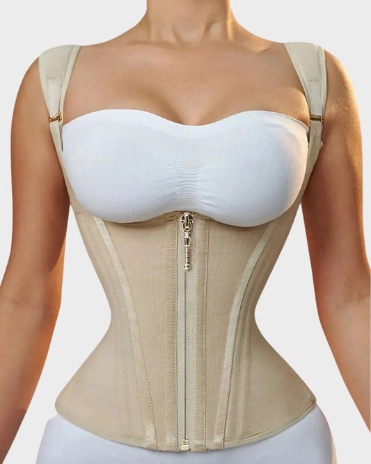 SheCurve® Double Waistband Corset Vest Waist Trainer