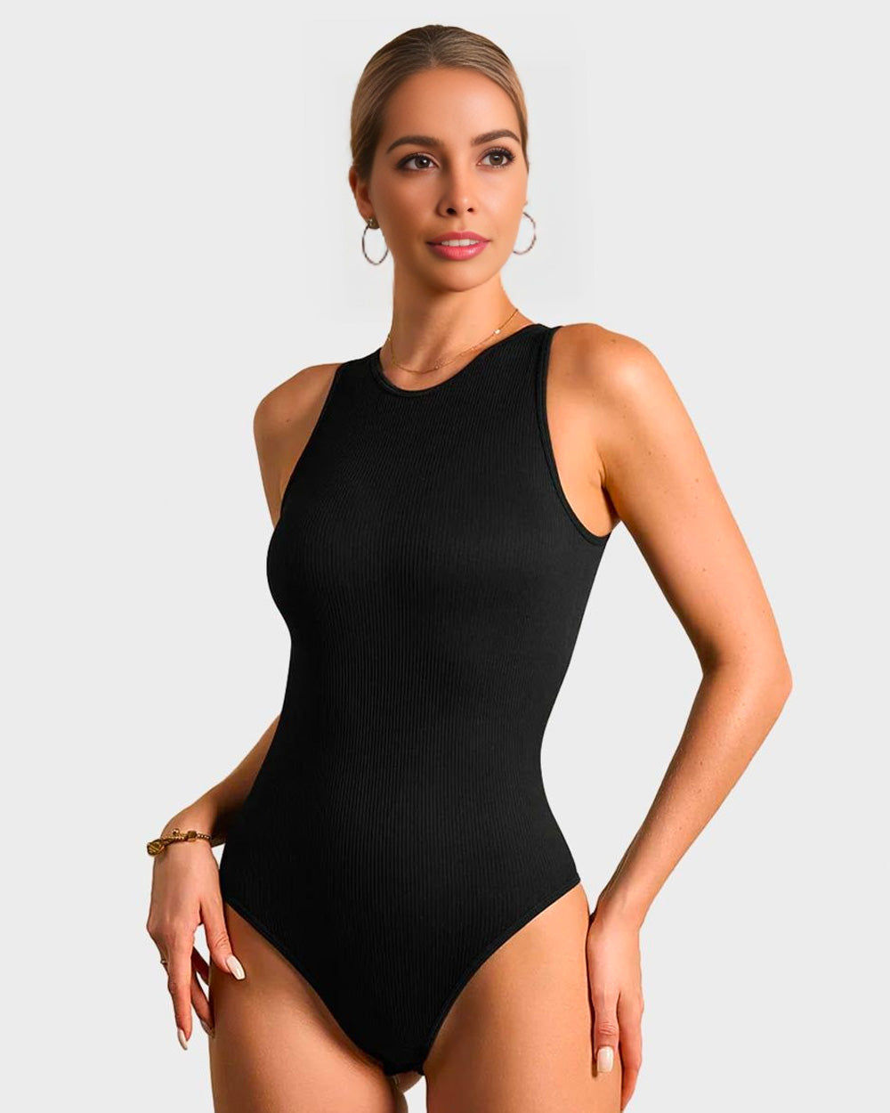 SheCurve® Sleeveless High Neck Bodysuit