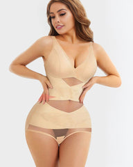 SheCurve® V Neck Mesh Breathable Shapewear