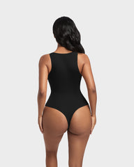 SheCurve®Seamless Sculpt Sleeveless Halter Neck Thong Bodysuit