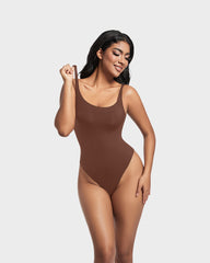 SheCurve®Seamless Sculpt Sleeveless Scoop Neck Thong Bodysuit