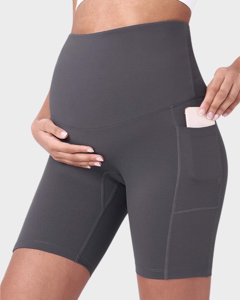 SheCurve® Ultra-Soft Stretchy Maternity Yoga Shorts