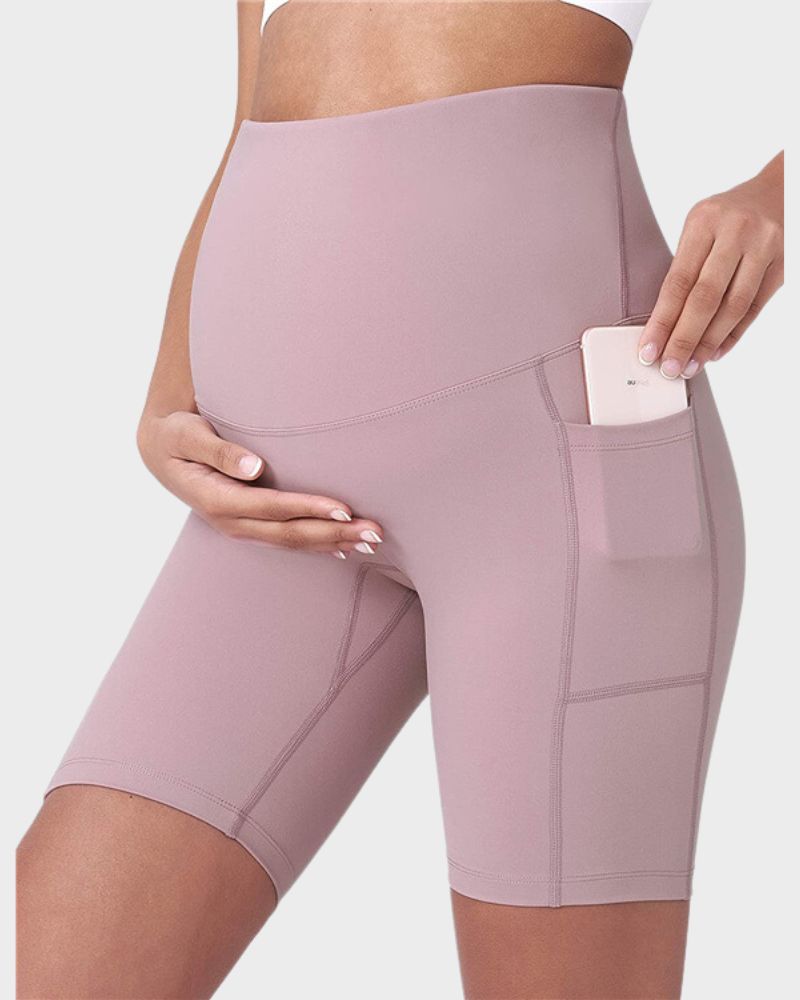 SheCurve® Ultra-Soft Stretchy Maternity Yoga Shorts