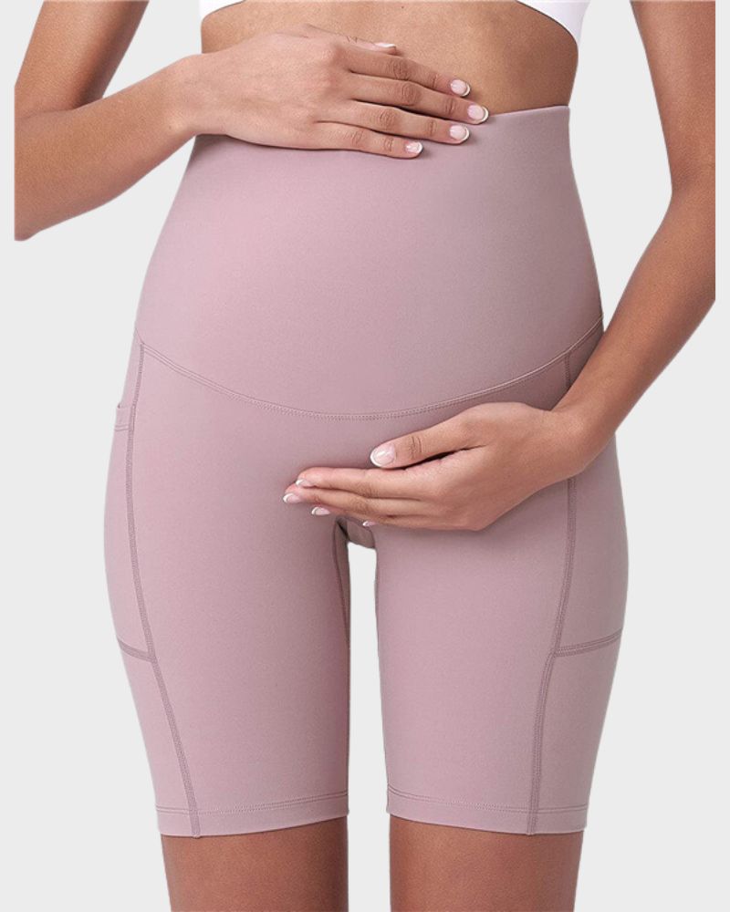 SheCurve® Ultra-Soft Stretchy Maternity Yoga Shorts