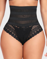 SheCurve®High Waist Lace Mesh Tummy Control Shaping Panty