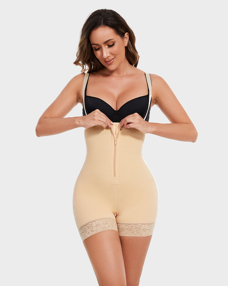 SheCurve® Open Bust Tummy Control Body Shaper