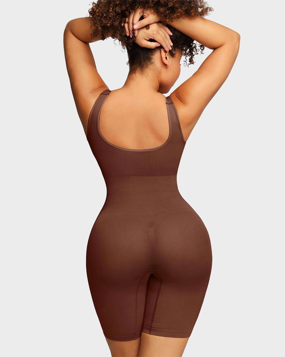 SheCurve® Seamless Sculpting Mid Thigh Bodysuit