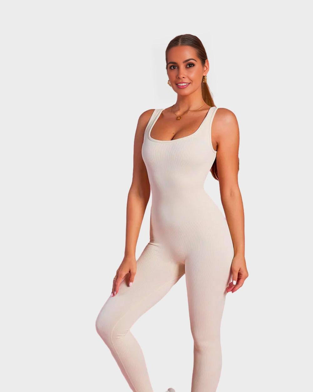 SheCurve® Square Neck Jumpsuit Onesie