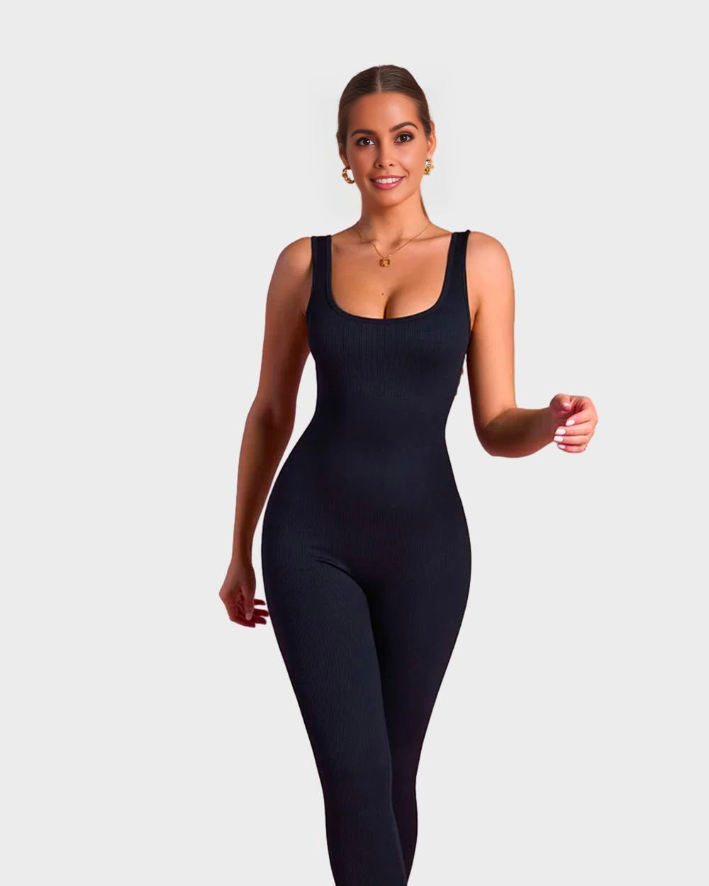 SheCurve® Square Neck Jumpsuit Onesie