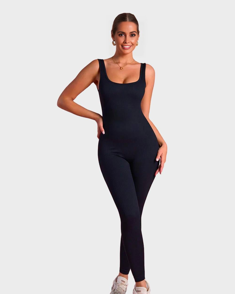 SheCurve® Square Neck Jumpsuit Onesie