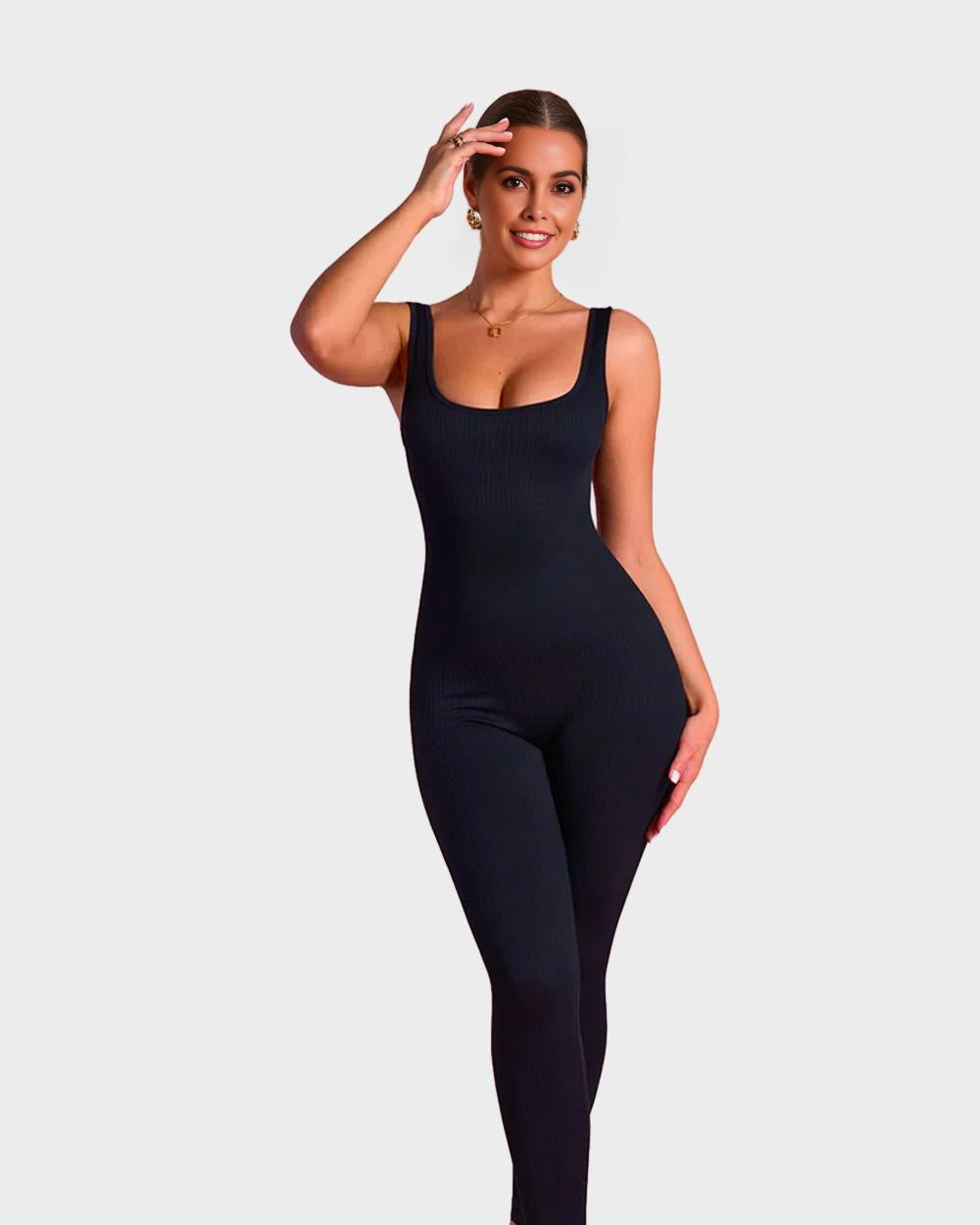 SheCurve® Square Neck Jumpsuit Onesie