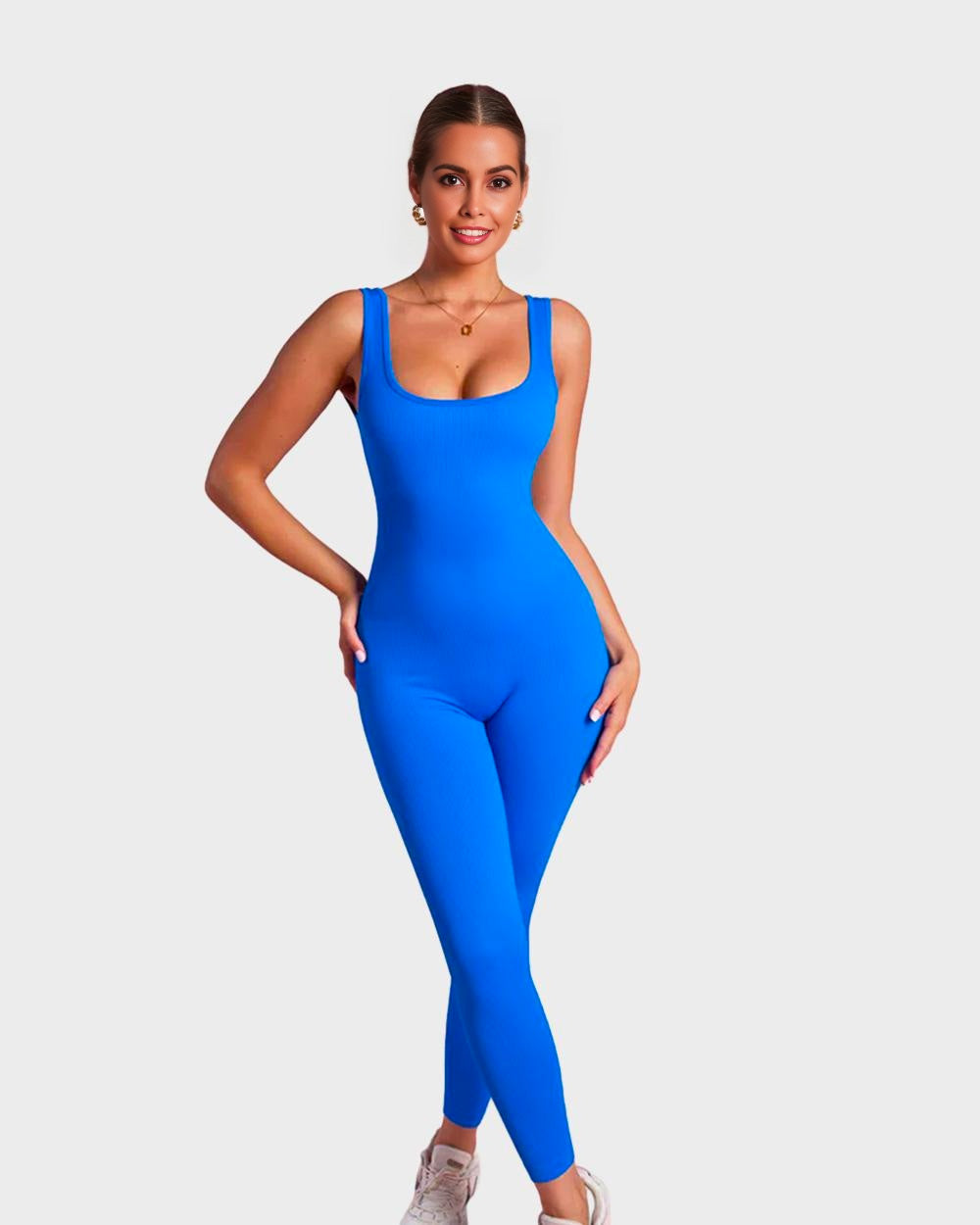 SheCurve® Square Neck Jumpsuit Onesie