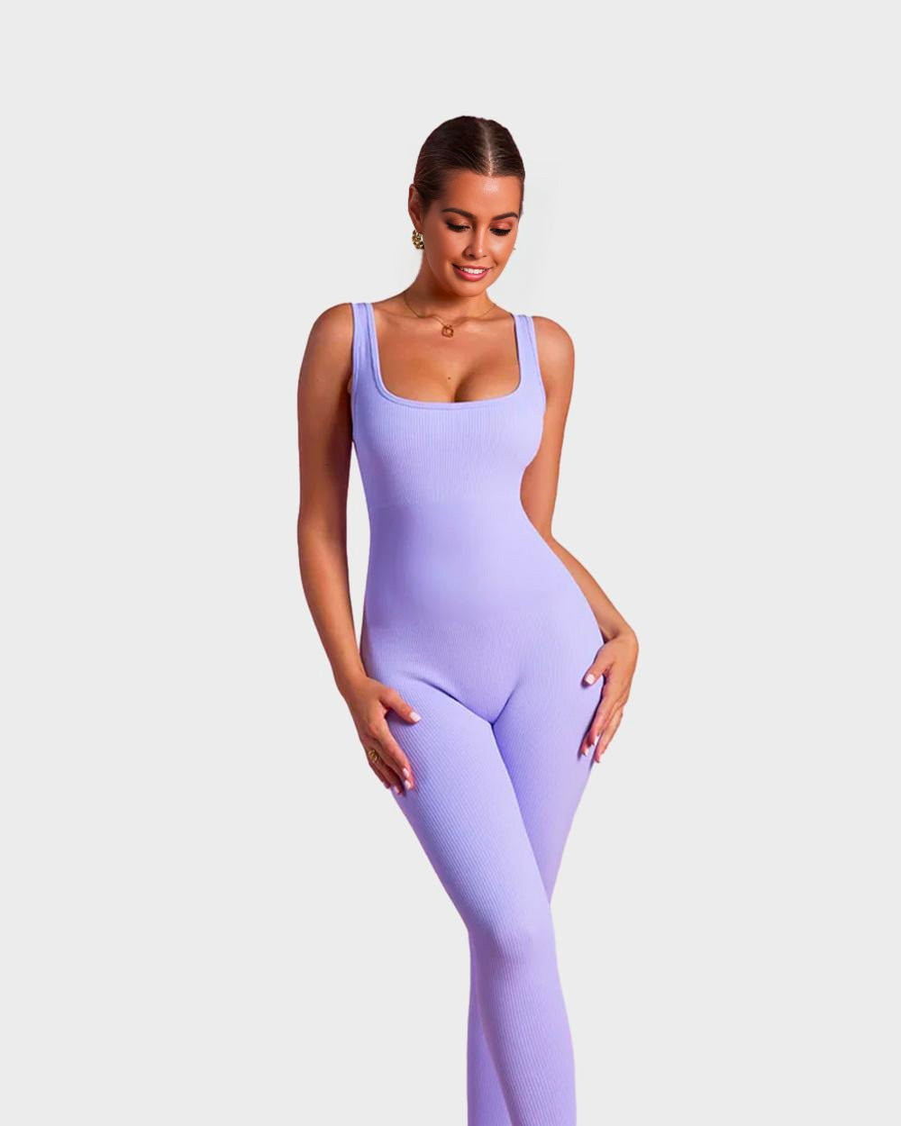 SheCurve® Square Neck Jumpsuit Onesie