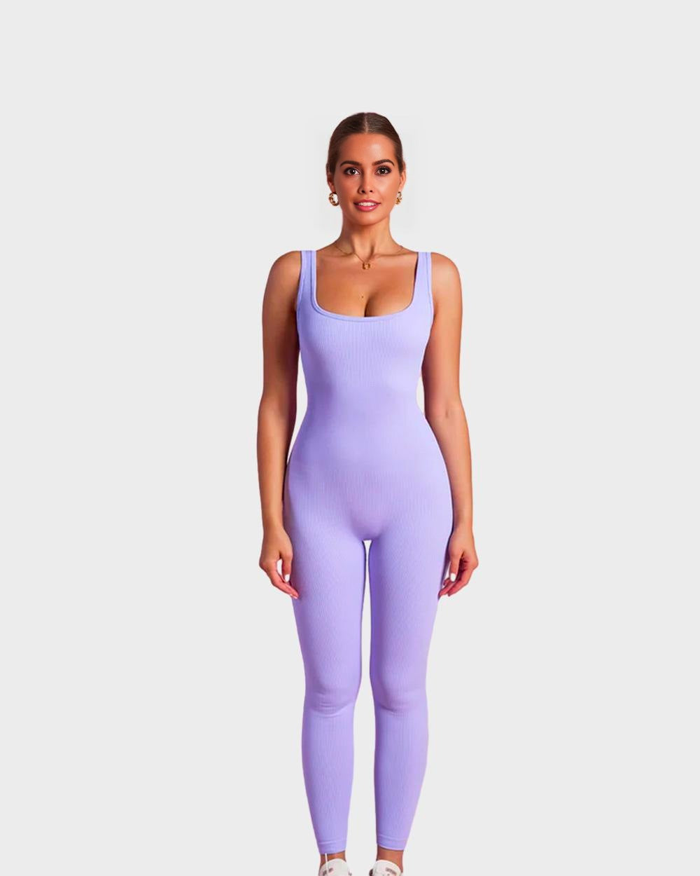 SheCurve® Square Neck Jumpsuit Onesie