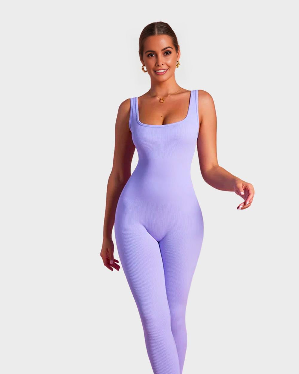 SheCurve® Square Neck Jumpsuit Onesie