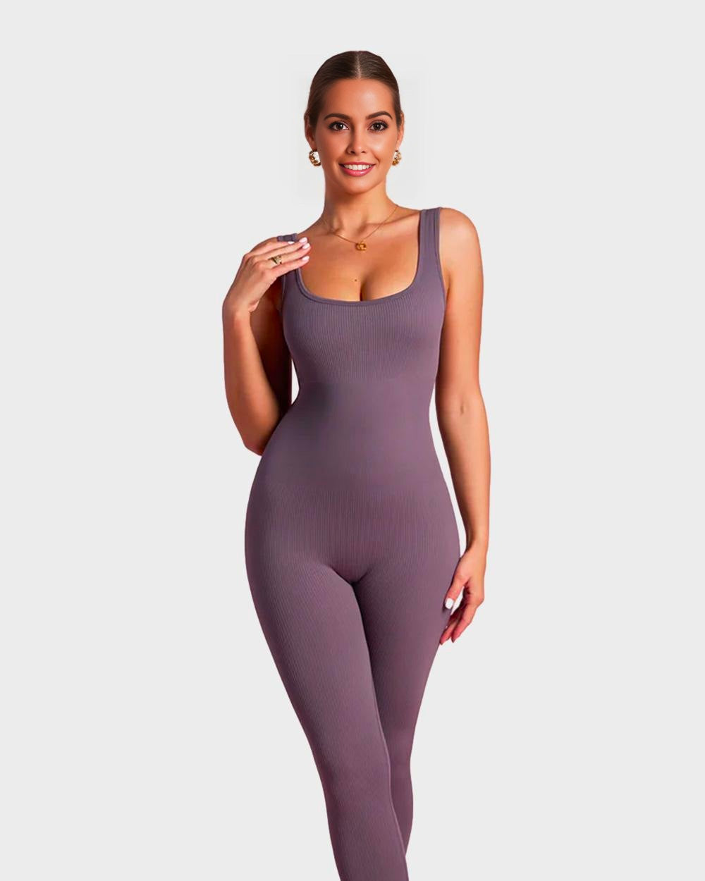 SheCurve® Square Neck Jumpsuit Onesie