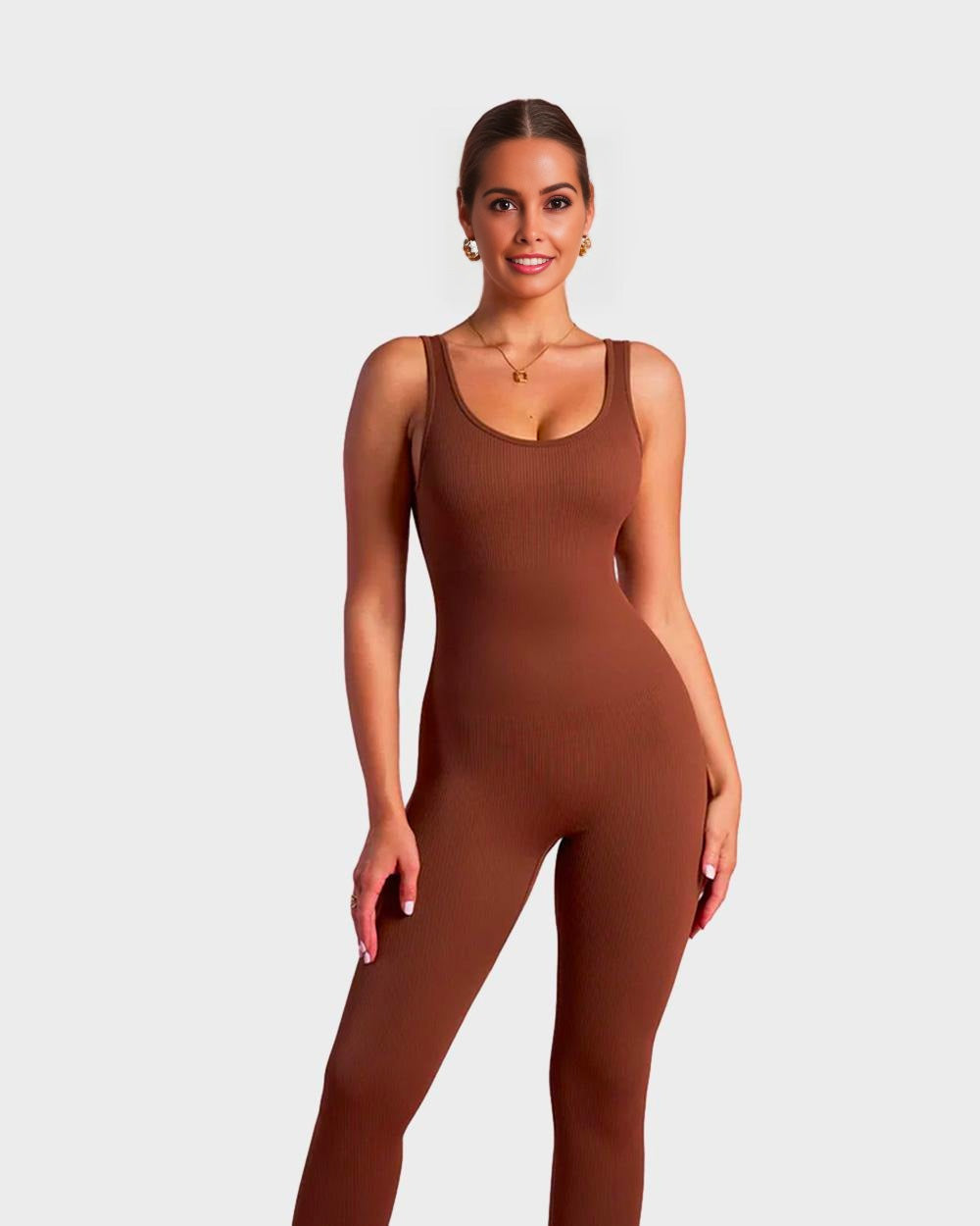 SheCurve® Square Neck Jumpsuit Onesie