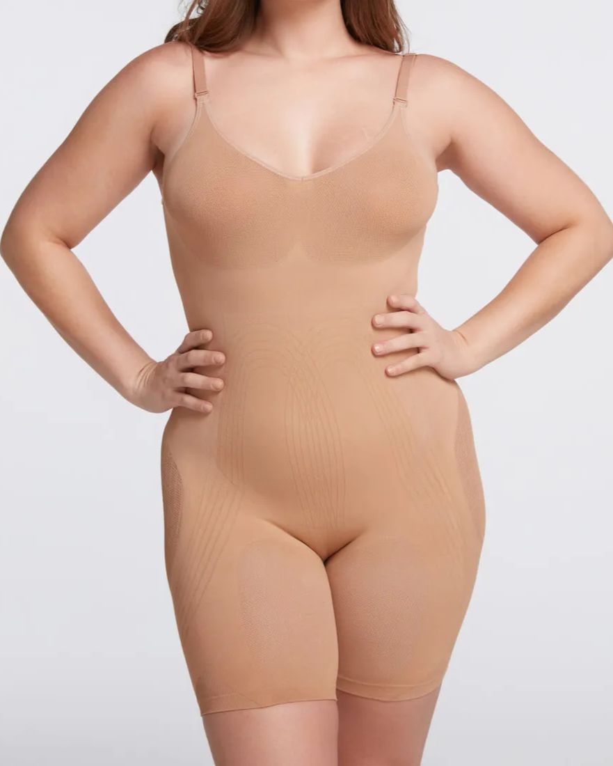 SheCurve® Comfort Mid-thigh Full Bodysuit