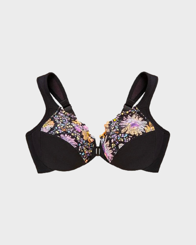 SheCurve® Front-Closure Underwire Print Bra