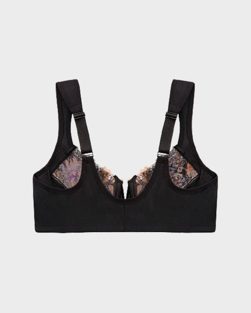 SheCurve® Front-Closure Underwire Print Bra